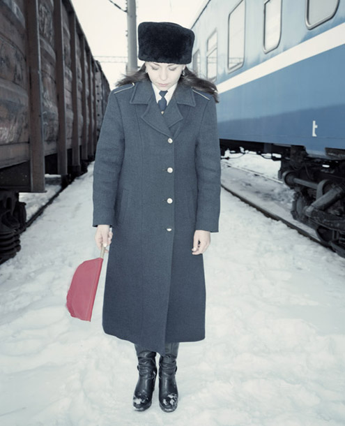 Rafal Milach. Minsk. Marina, Miss Belarusian railway, Brest region. "The Winners"