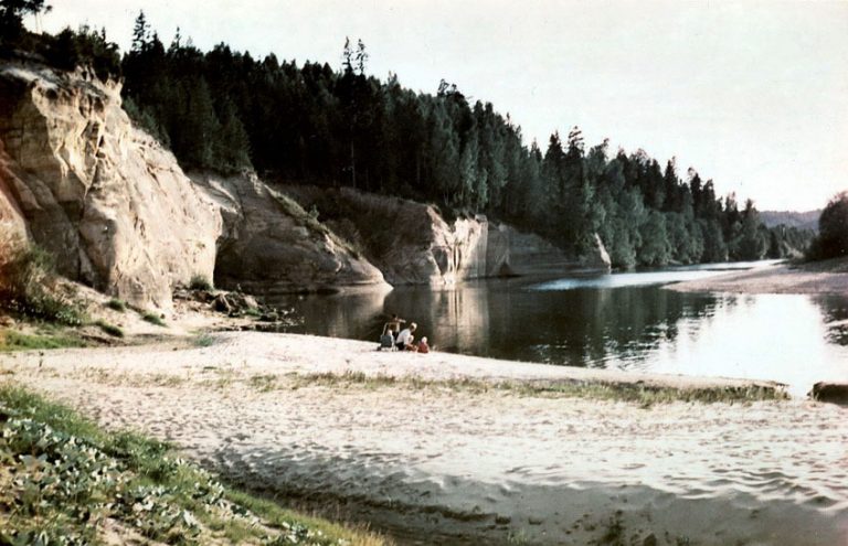 Dominiks Gedzjuns. The River Gauja, late 1950-ies