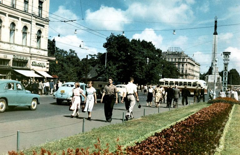 Dominiks Gedzjuns. Lenin street, late 1950-ies