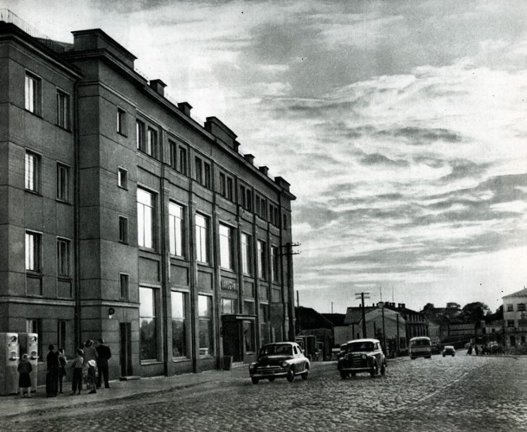 Dominiks Gedzjuns. 1 May Street in Rezekne, 1960