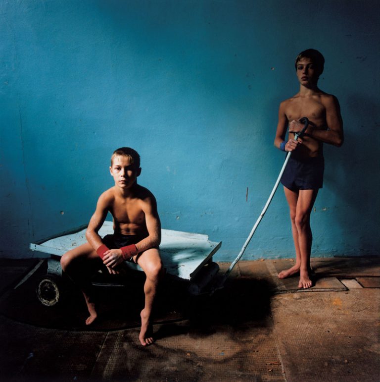 Michal Chelbin. Two athletes, Ukraine, 2006