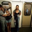 Rafal Milach. Lena in subway. From "7 Rooms".